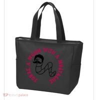 Funny You’re A Worm With A Mustache Meme For Men Women Tote Bag thumb 3