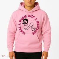 Funny You’re A Worm With A Mustache Meme For Men Women Hoodie thumb 2