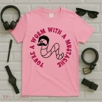 Funny You’re A Worm With A Mustache Meme For Men Women T-Shirt thumb 5