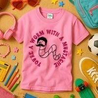 Funny You’re A Worm With A Mustache Meme For Men Women Kids T-Shirt thumb 3