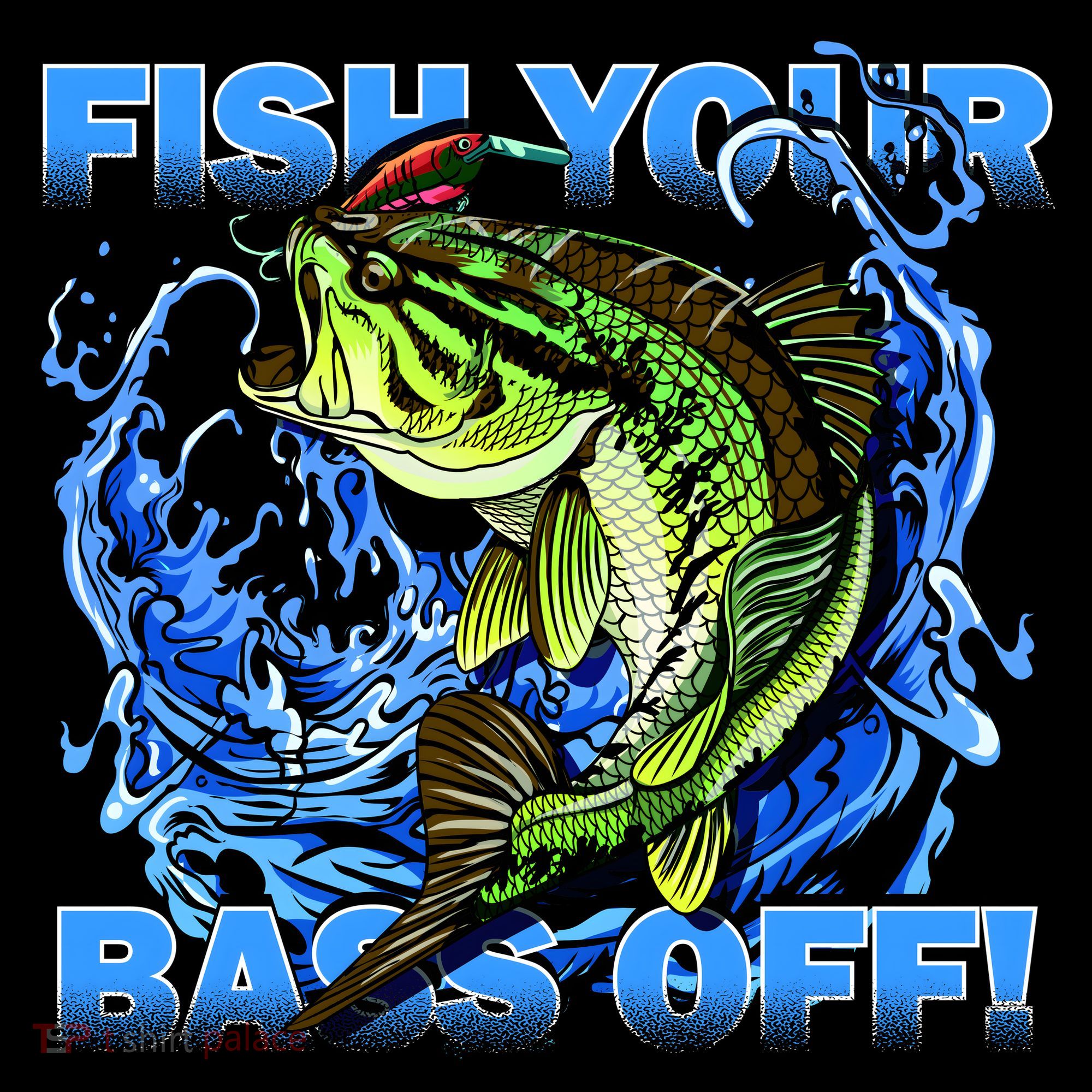 Fish Your Bass Off Funny Fishing Coffee Mug