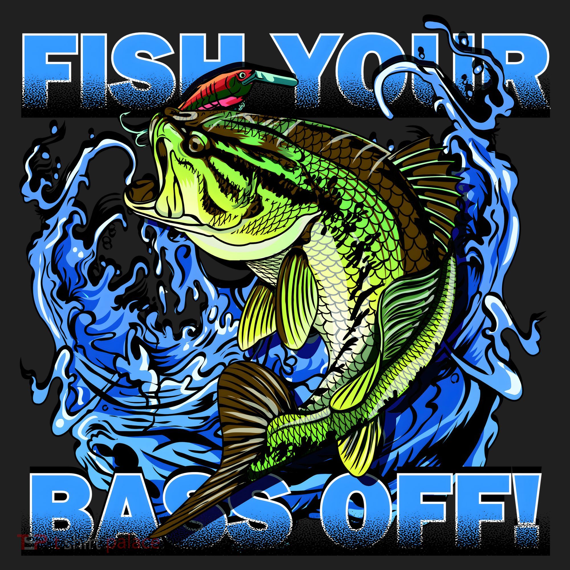 Fish Your Bass Off Funny Fishing Tumbler