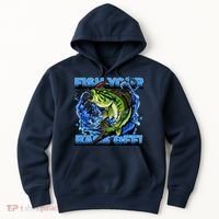 Fish Your Bass Off Funny Fishing Hoodie thumb 0