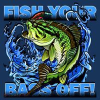Fish Your Bass Off Funny Fishing Women's Hoodie thumb 2
