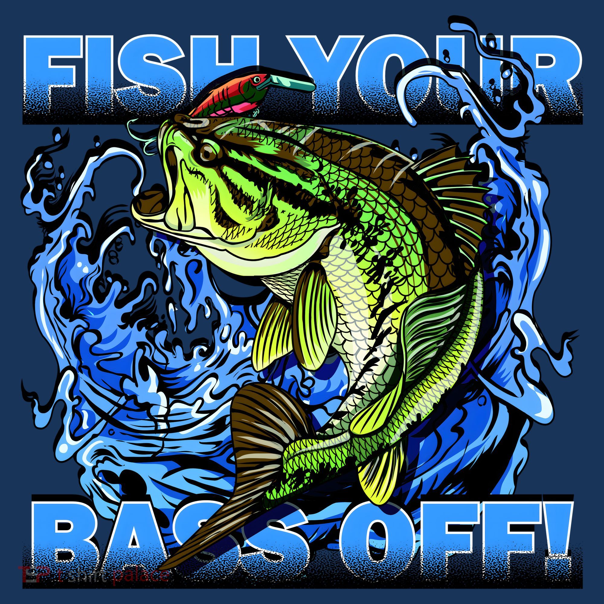 Fish Your Bass Off Funny Fishing Women's Hoodie