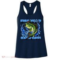 Fish Your Bass Off Funny Fishing Women's Tank Top thumb 0