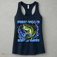 Fish Your Bass Off Funny Fishing Women's Tank Top thumb 3
