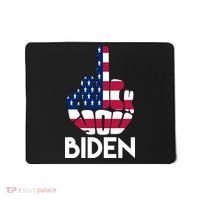 Fuck You Biden Middle Finger American Flag Mousepad thumb 0