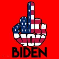 Fuck You Biden Middle Finger American Flag Santa Hat thumb 1