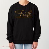 Faith Yellow Christian Women's Sweatshirt thumb 0