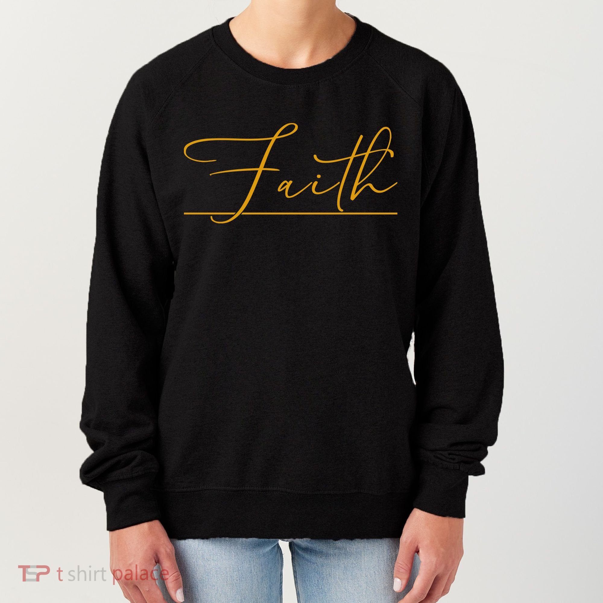 Faith Yellow Christian Women's Sweatshirt