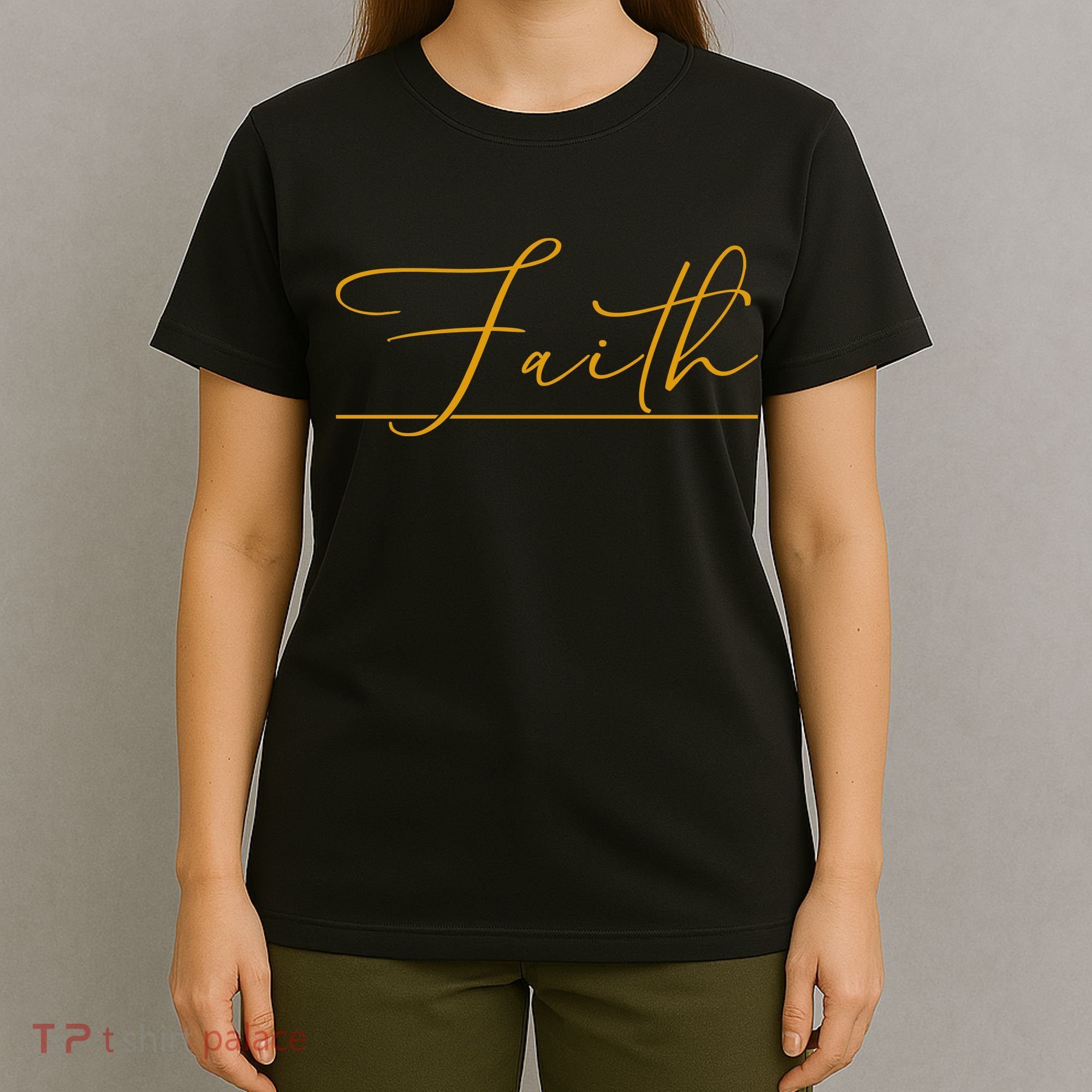 Faith Yellow Christian T-Shirt