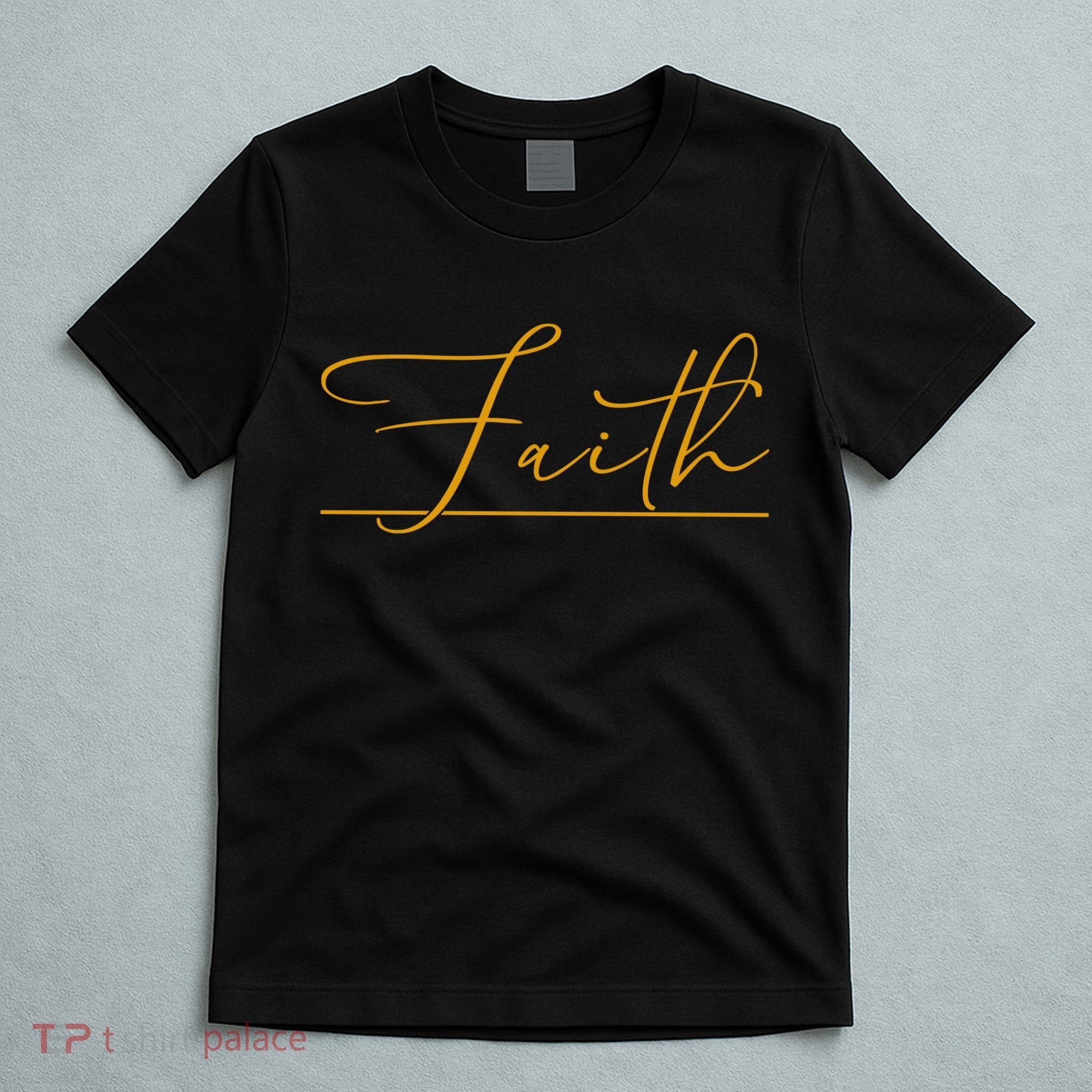 Faith Yellow Christian T-Shirt
