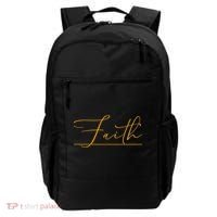 Faith Yellow Christian Backpack thumb 0