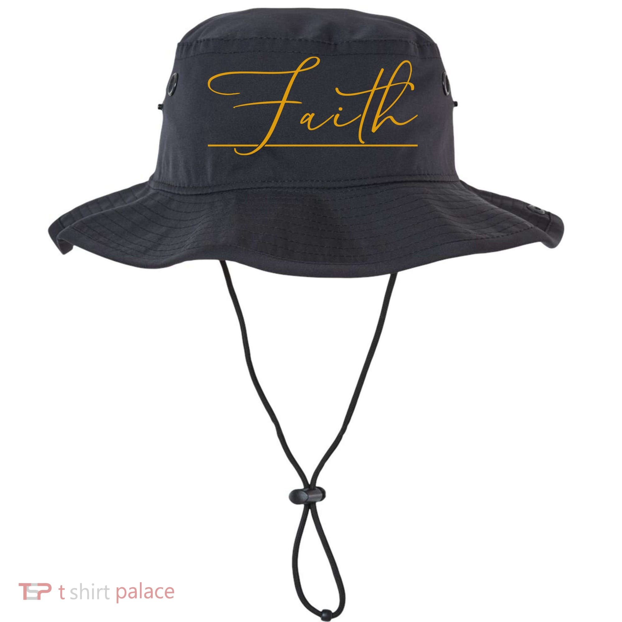 Faith Yellow Christian Bucket Hat