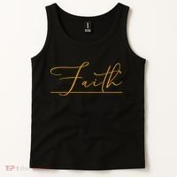 Faith Yellow Christian Tank Top thumb 2