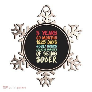 Five Years Clean Addiction Recovery 5 Years Sober Ornament