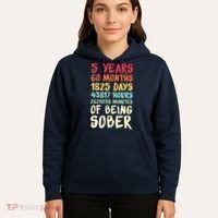 Five Years Clean Addiction Recovery 5 Years Sober Hoodie thumb 5