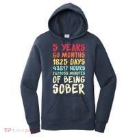 Five Years Clean Addiction Recovery 5 Years Sober Women's Hoodie thumb 0