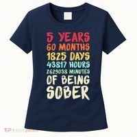 Five Years Clean Addiction Recovery 5 Years Sober Women's T-Shirt thumb 0