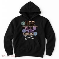 Funny Yarn Crafting Saying Knitting Crochet TShirt Hoodie thumb 0