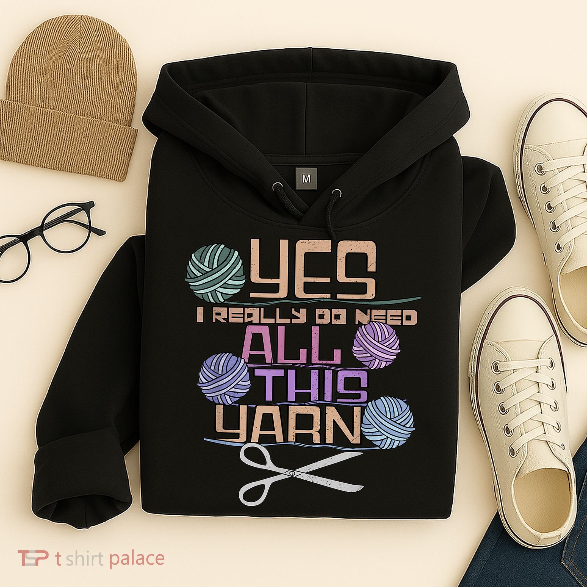 Funny Yarn Crafting Saying Knitting Crochet TShirt Hoodie