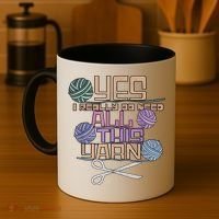 Funny Yarn Crafting Saying Knitting Crochet TShirt Coffee Mug thumb 4