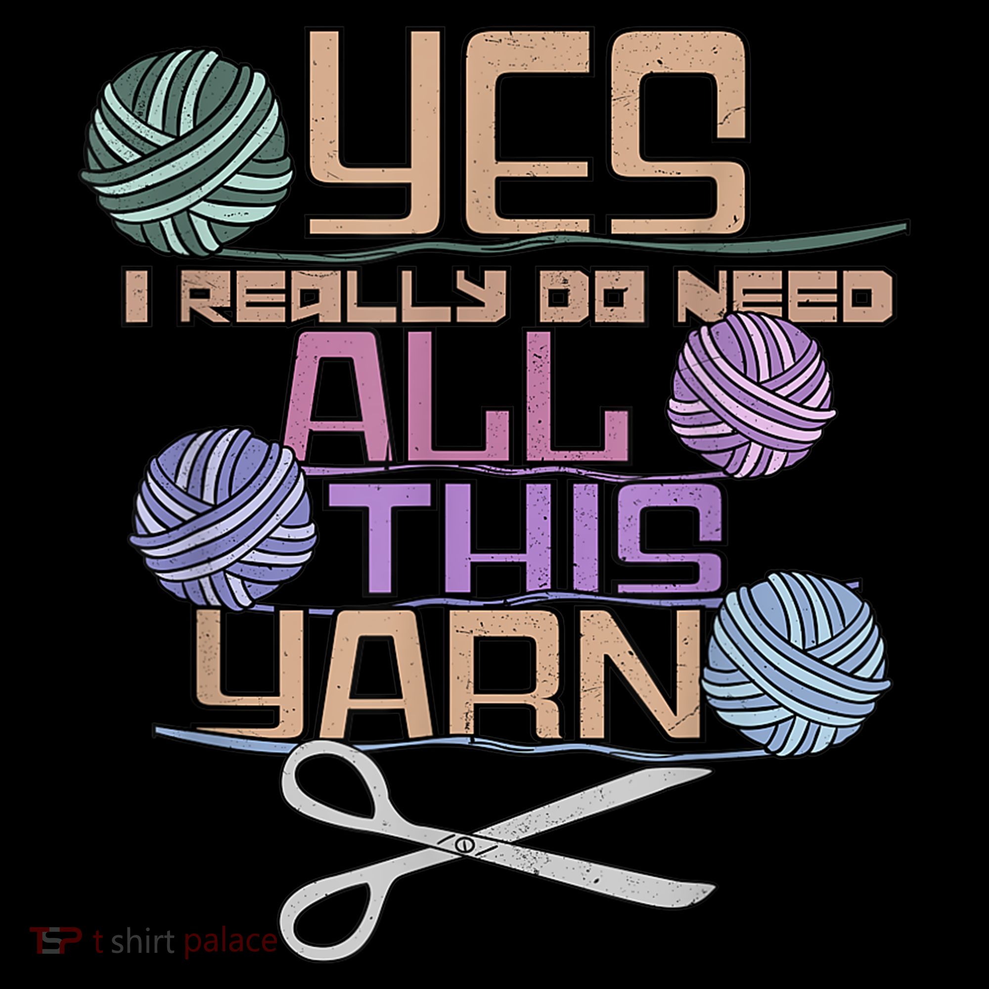 Funny Yarn Crafting Saying Knitting Crochet TShirt Women's Hoodie