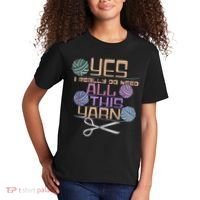 Funny Yarn Crafting Saying Knitting Crochet TShirt Kids T-Shirt thumb 2