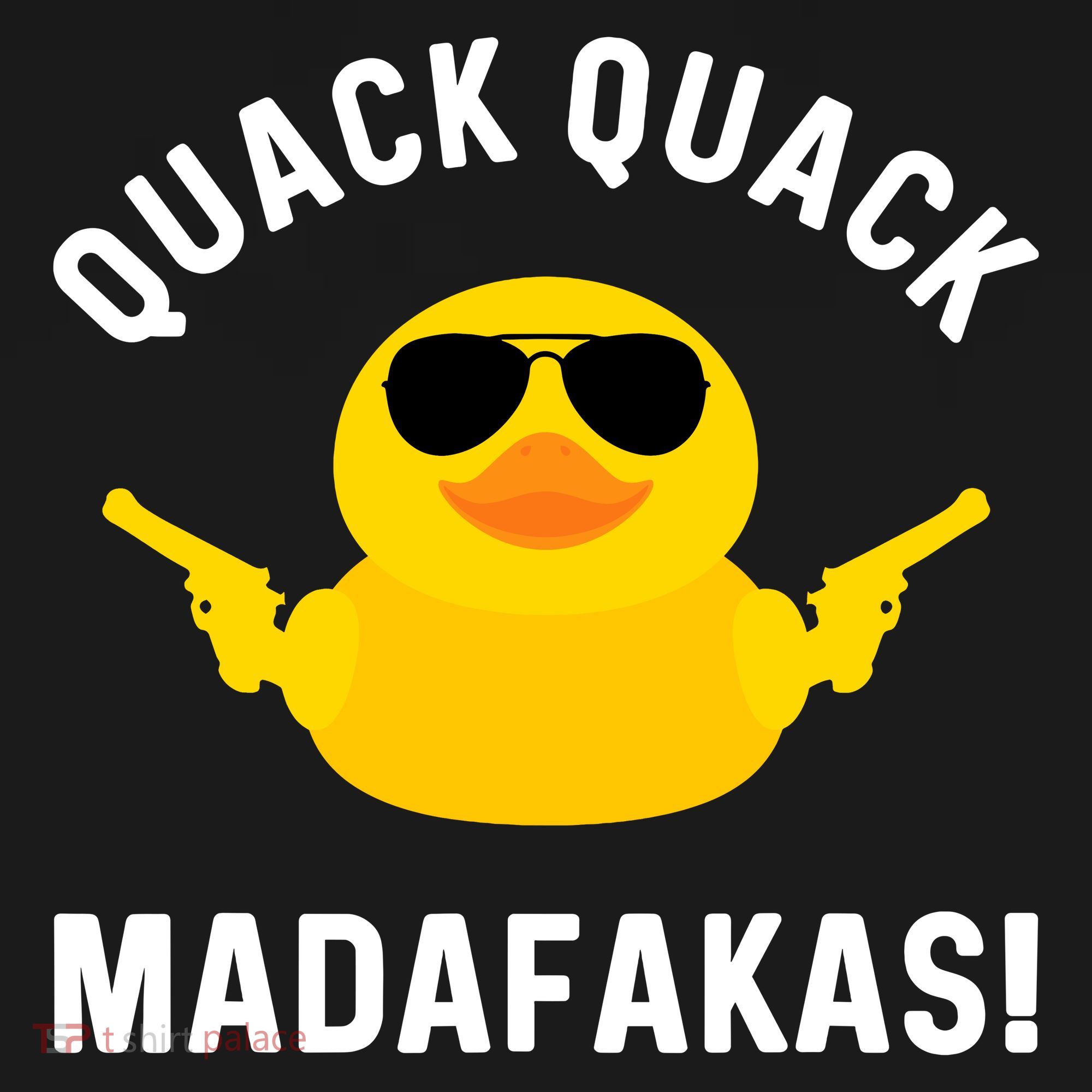Funny Yellow Crazy Rubber Duck Madafakas Quack Quack Sweatshirt