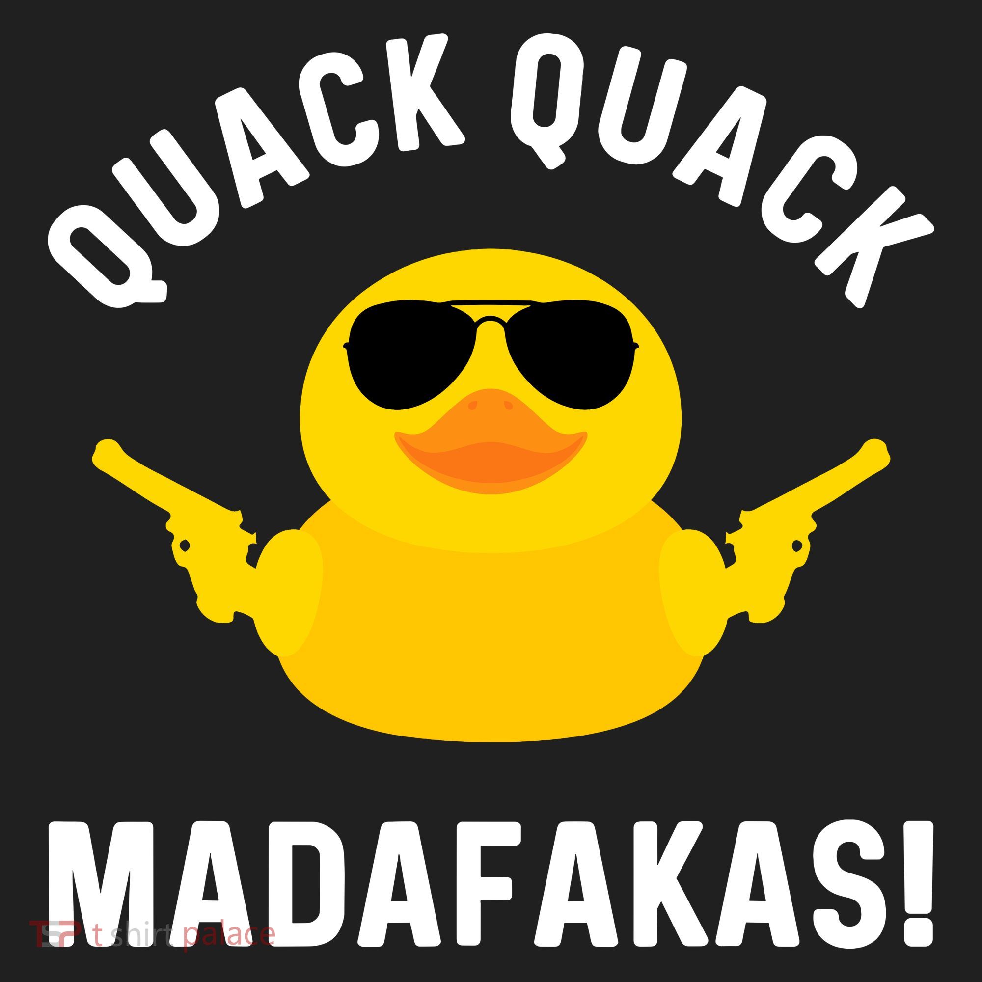 Funny Yellow Crazy Rubber Duck Madafakas Quack Quack Beanie