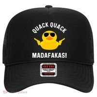 Funny Yellow Crazy Rubber Duck Madafakas Quack Quack Hat thumb 0