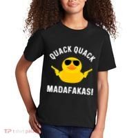 Funny Yellow Crazy Rubber Duck Madafakas Quack Quack Kids T-Shirt thumb 2