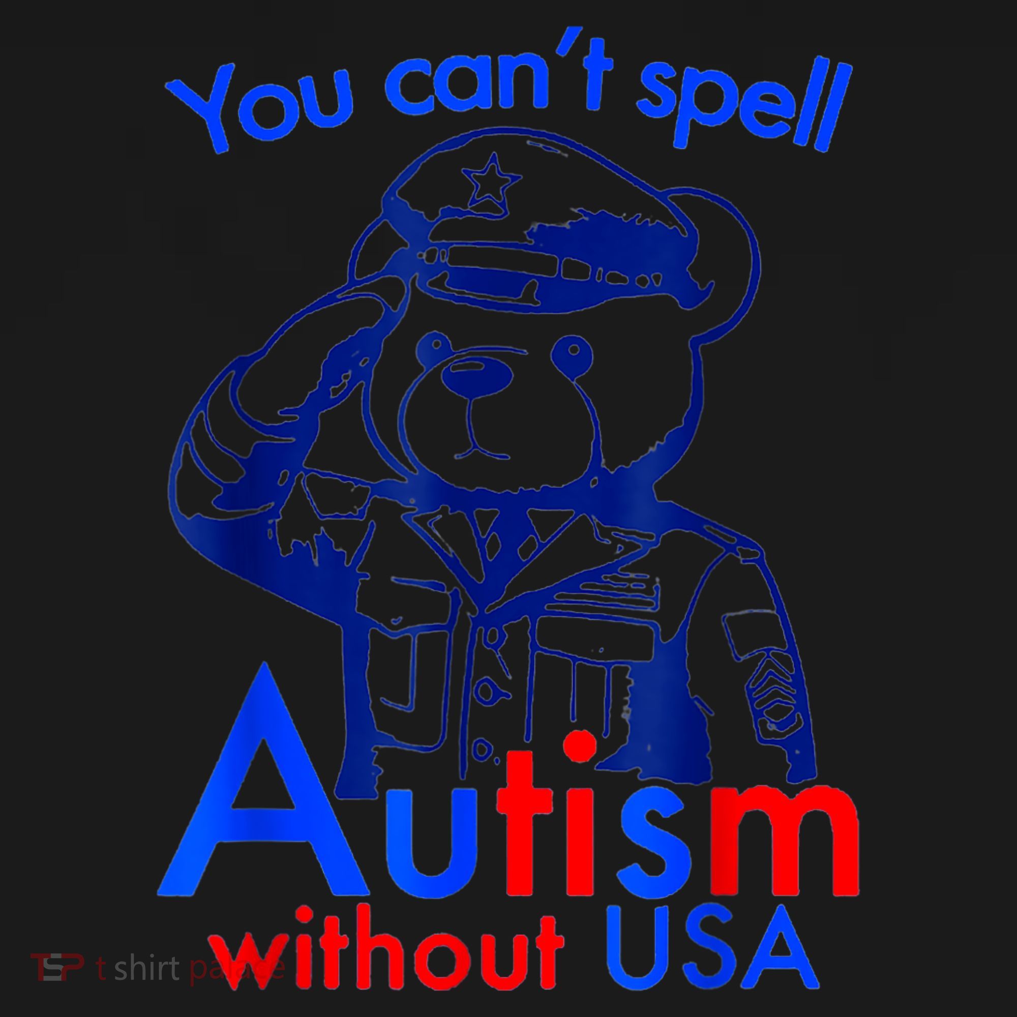 Funny You CanT Spell Autism Without Usa Toddler Hoodie