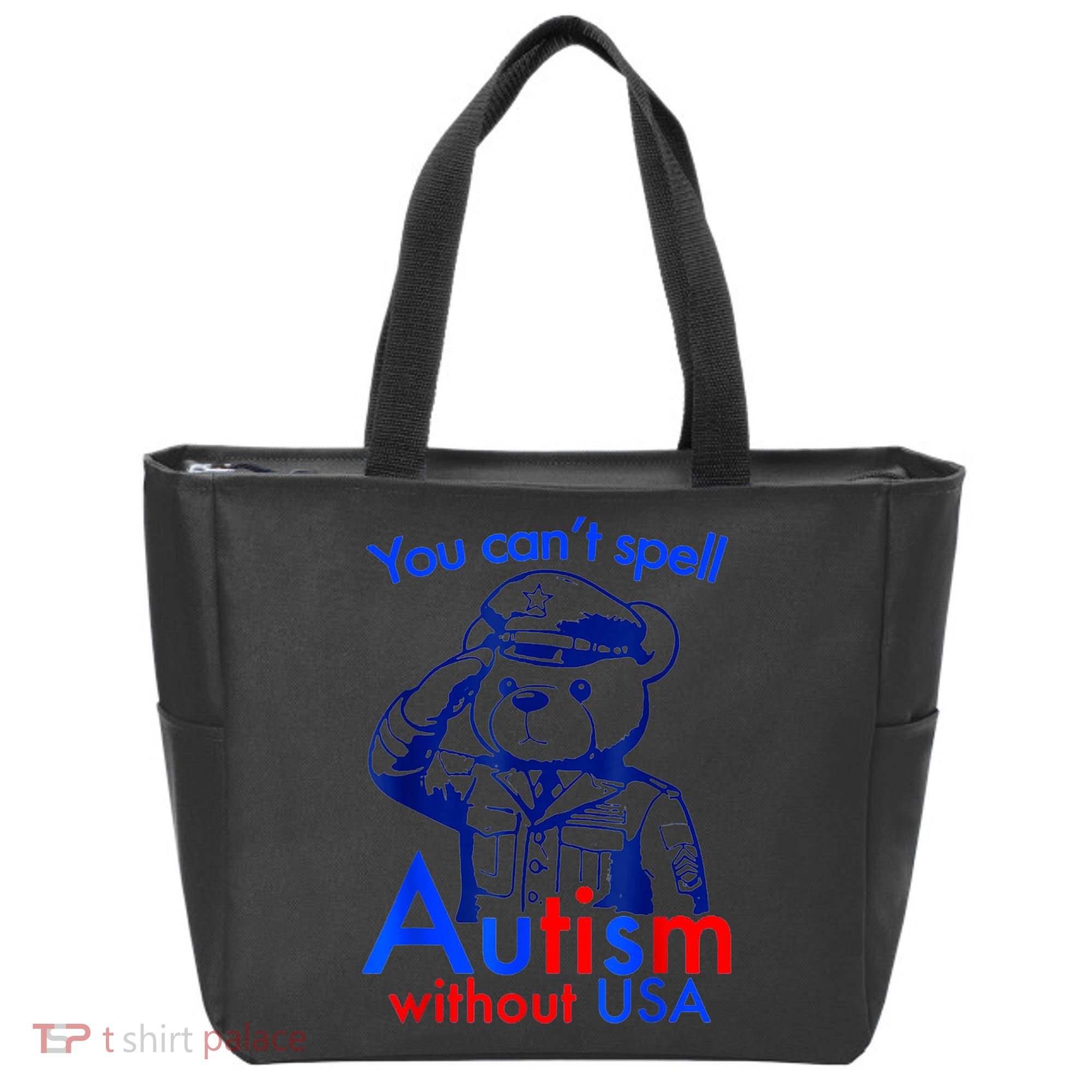 Funny You CanT Spell Autism Without Usa Tote Bag