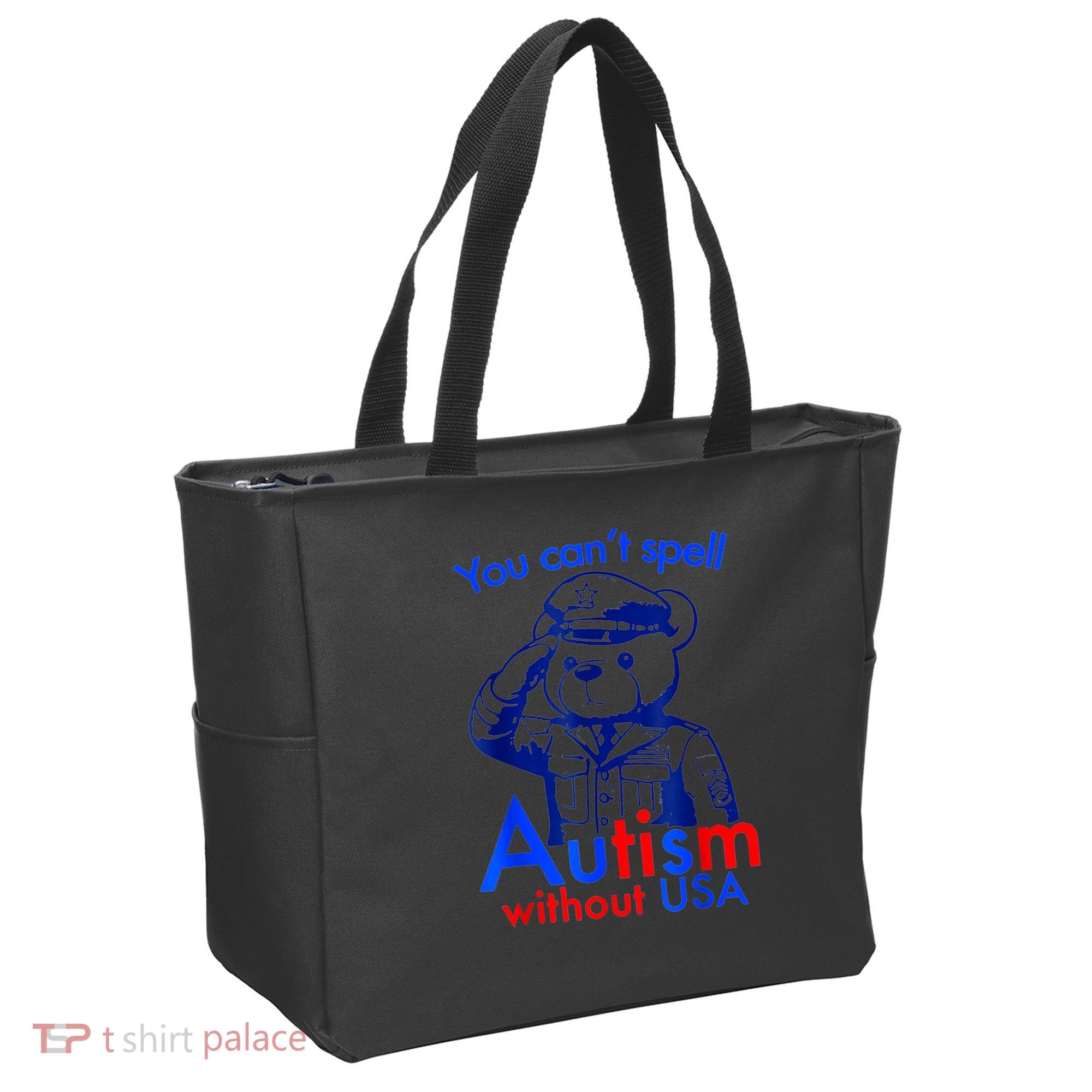 Funny You CanT Spell Autism Without Usa Tote Bag