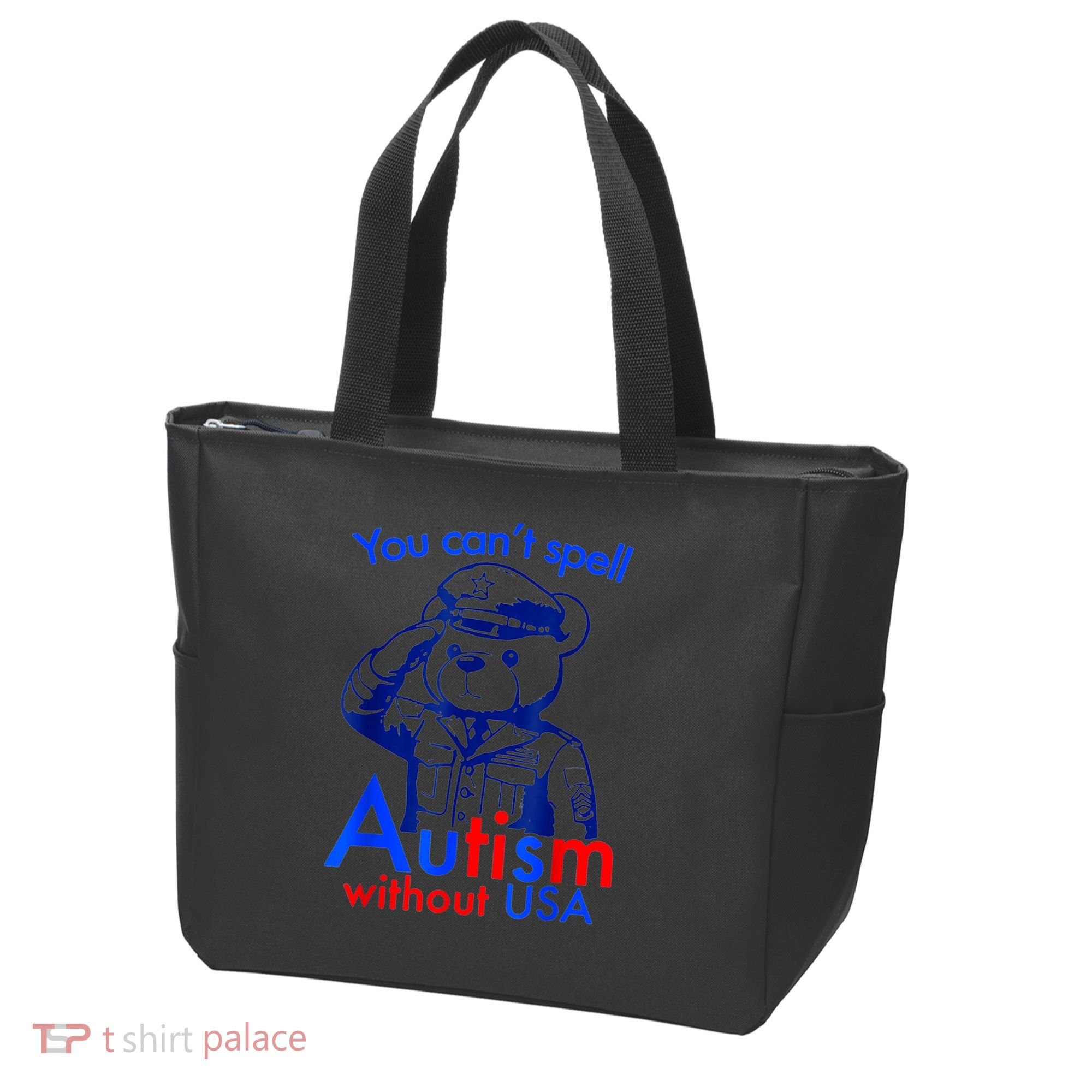 Funny You CanT Spell Autism Without Usa Tote Bag