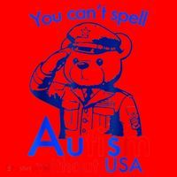 Funny You CanT Spell Autism Without Usa Santa Hat thumb 1