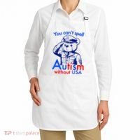 Funny You CanT Spell Autism Without Usa Apron thumb 2