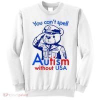 Funny You CanT Spell Autism Without Usa Sweatshirt thumb 0
