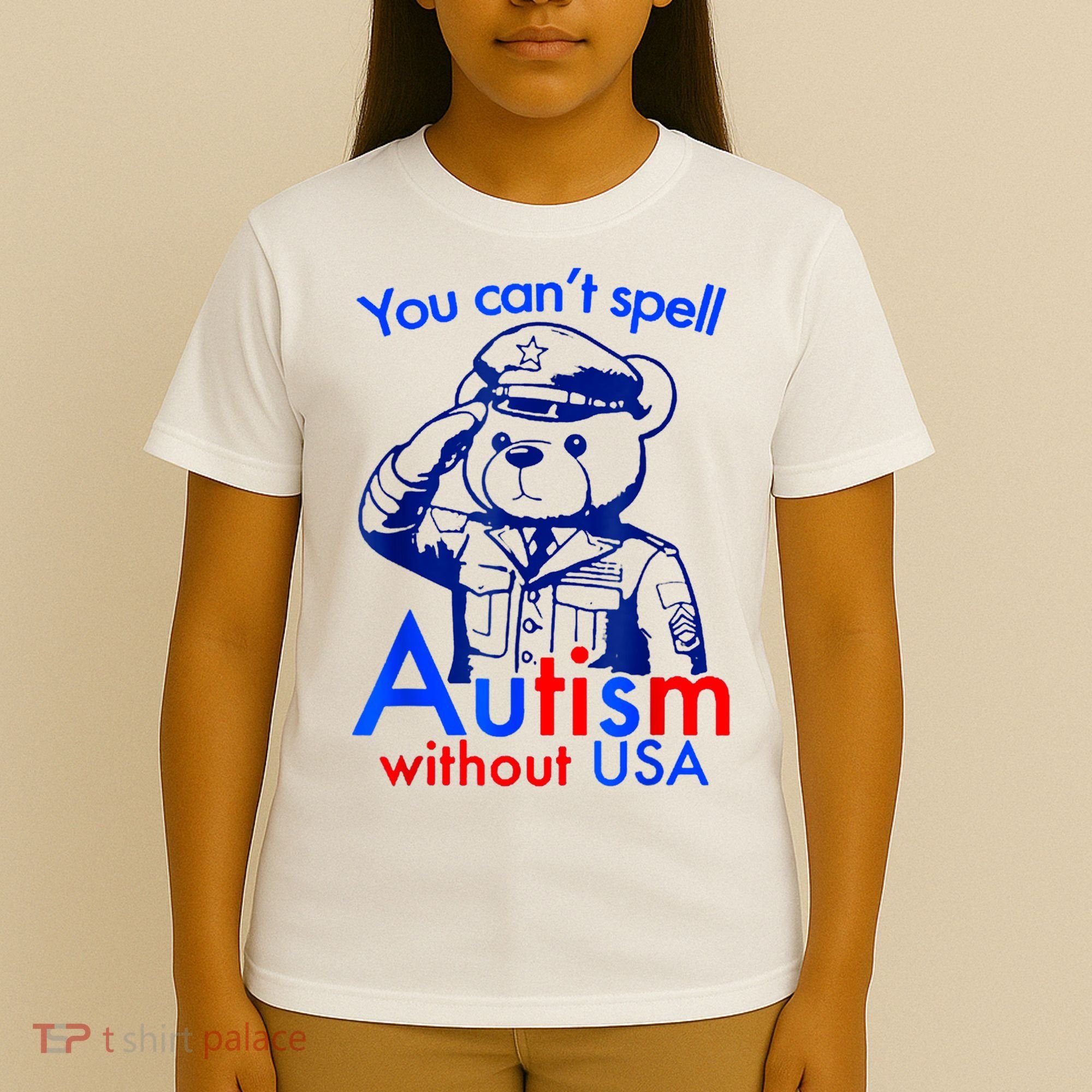 Funny You CanT Spell Autism Without Usa T-Shirt
