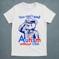 Funny You CanT Spell Autism Without Usa T-Shirt thumb 5
