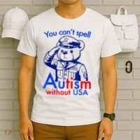 Funny You CanT Spell Autism Without Usa T-Shirt thumb 6