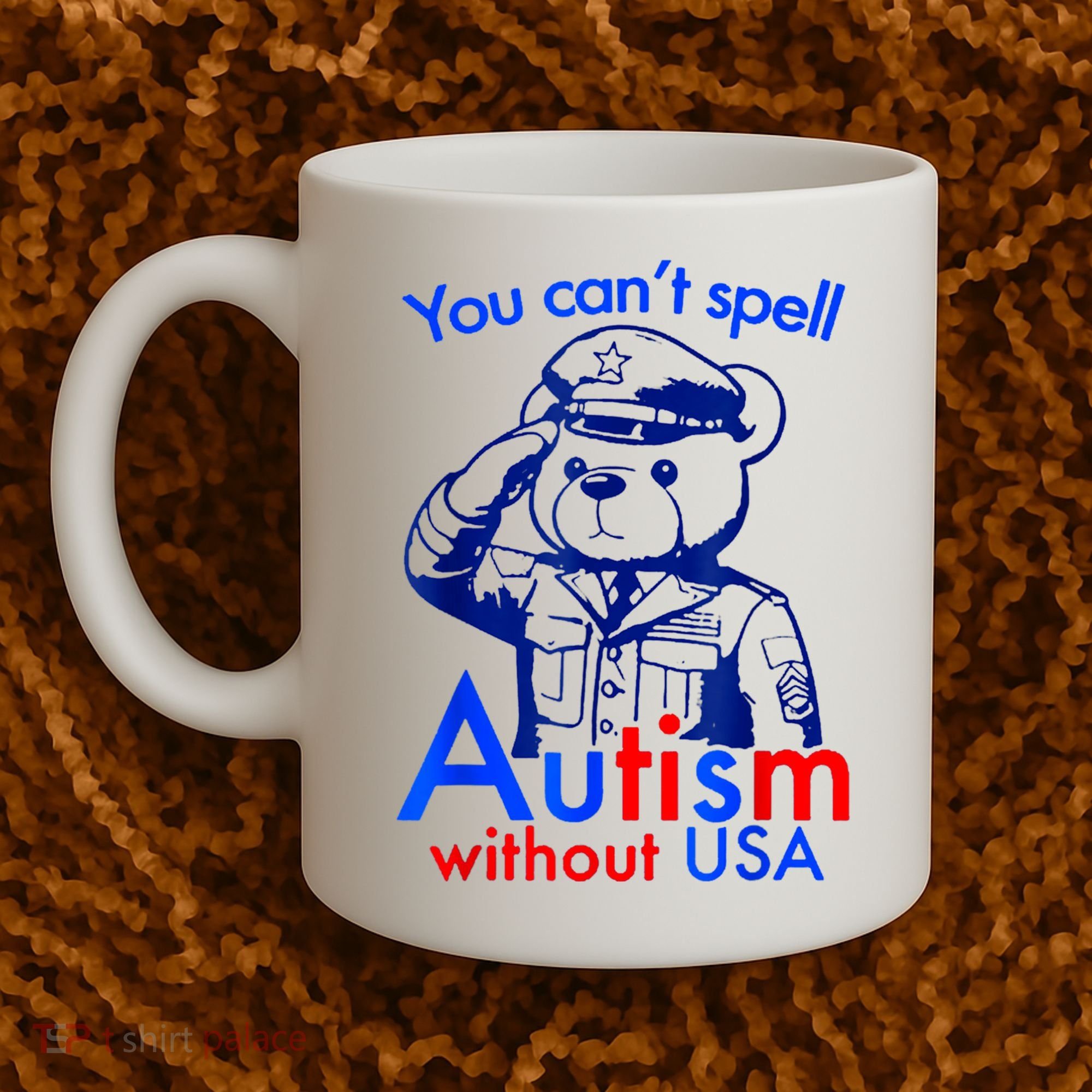 Funny You CanT Spell Autism Without Usa Coffee Mug