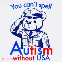 Funny You CanT Spell Autism Without Usa Women's Hoodie thumb 2
