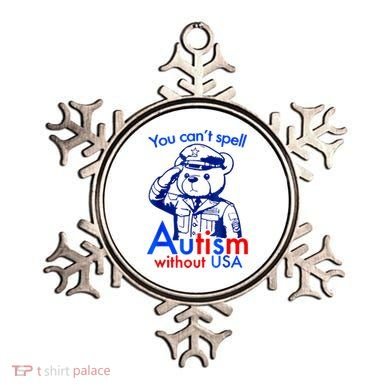 Funny You CanT Spell Autism Without Usa Ornament
