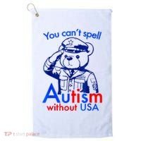 Funny You CanT Spell Autism Without Usa Golf Towel thumb 0