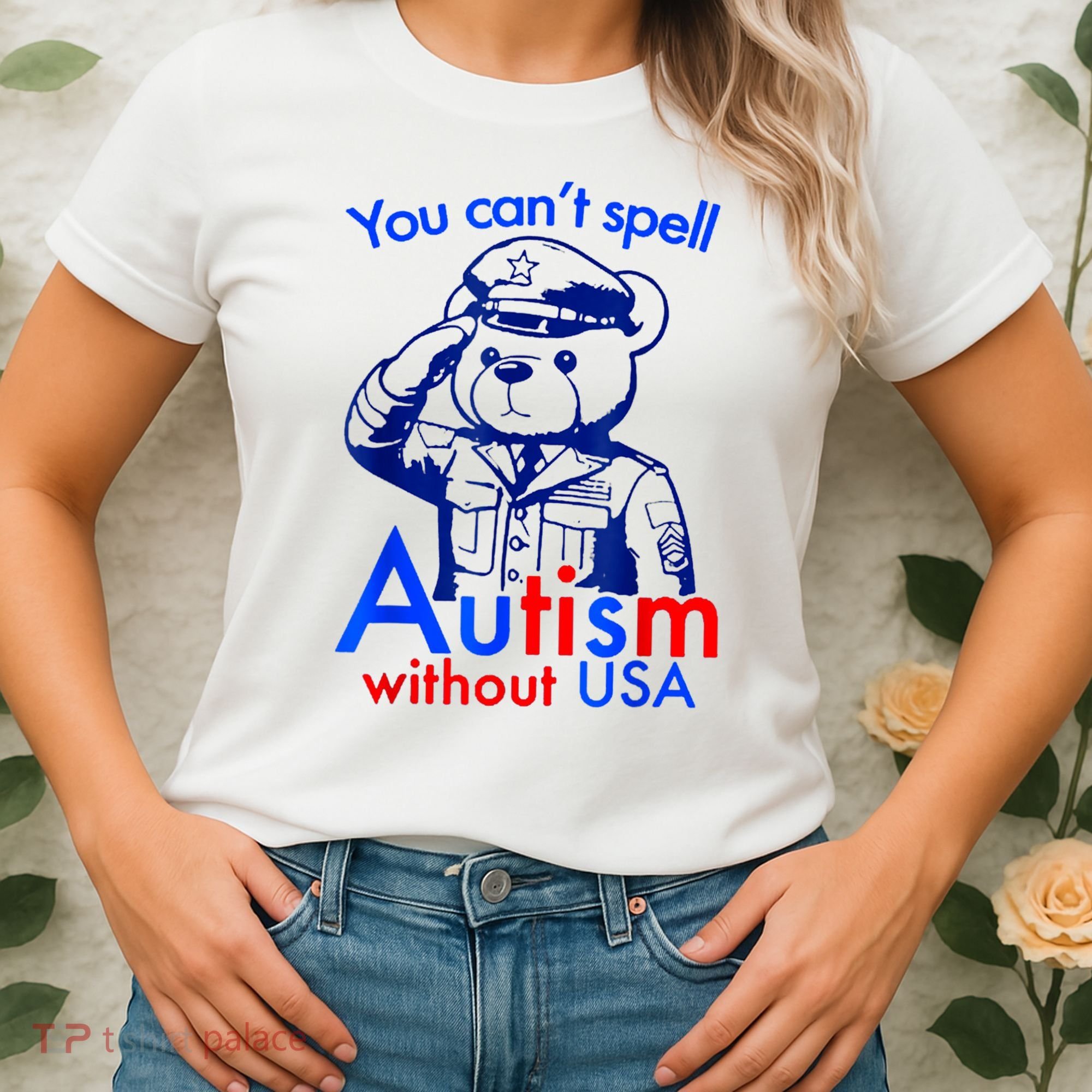 Funny You CanT Spell Autism Without Usa Women's T-Shirt