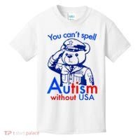 Funny You CanT Spell Autism Without Usa Kids T-Shirt thumb 0