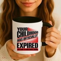 Funny Your Childhood Has Officially Expired Happy Birthday Coffee Mug thumb 3